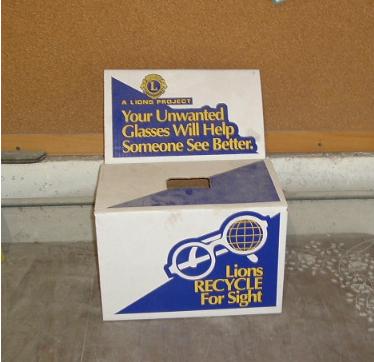 Lions EyeGalss Recycle Box