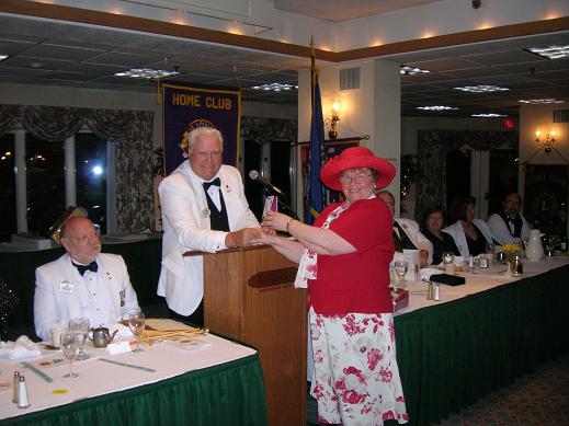 King Lion Pat Receives Best Small Club Award